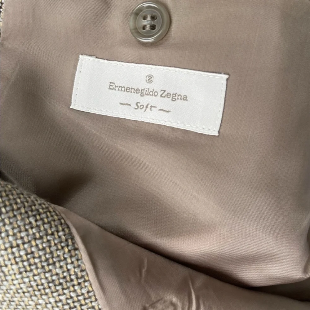 Ermenegildo Zegna Tan Blazer - Picture 5 of 6